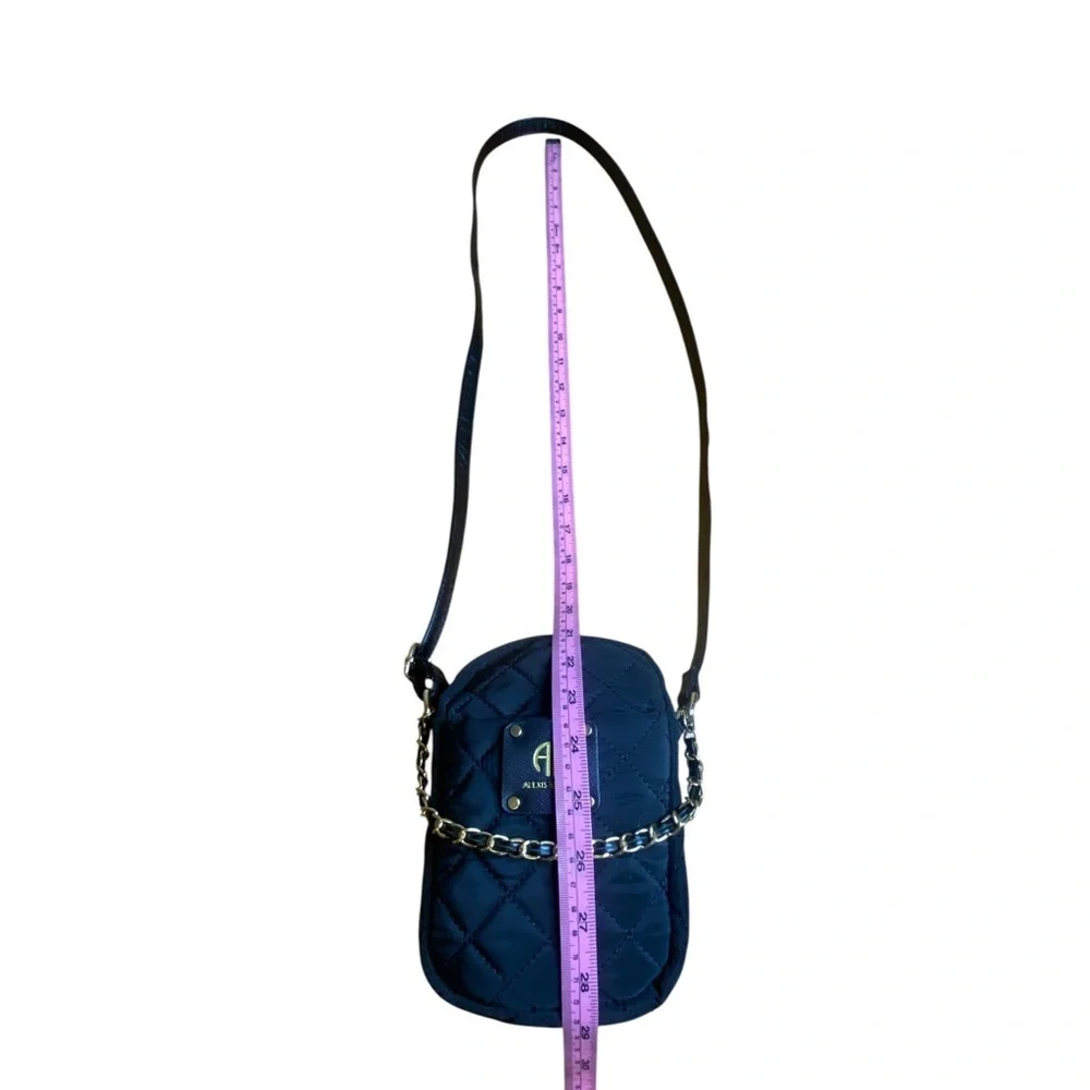 Alexis Bendel Womens Small Lightweight Nylon Crossbody Everyday Handbag
